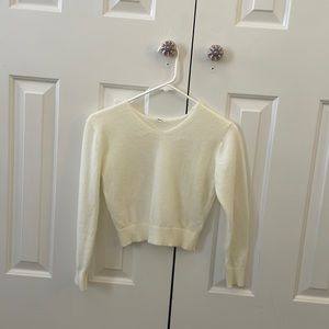 SHEIN soft cream crop top